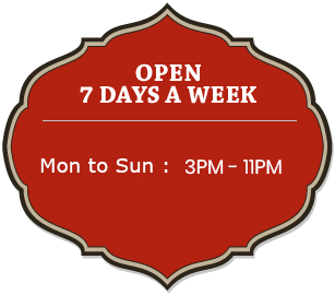 Open 7 days a week
